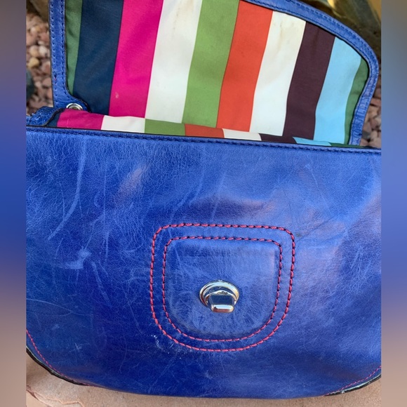 Coach Willis Multi-Colored Leather Turnlock Crossbody - Picture 9 of 17